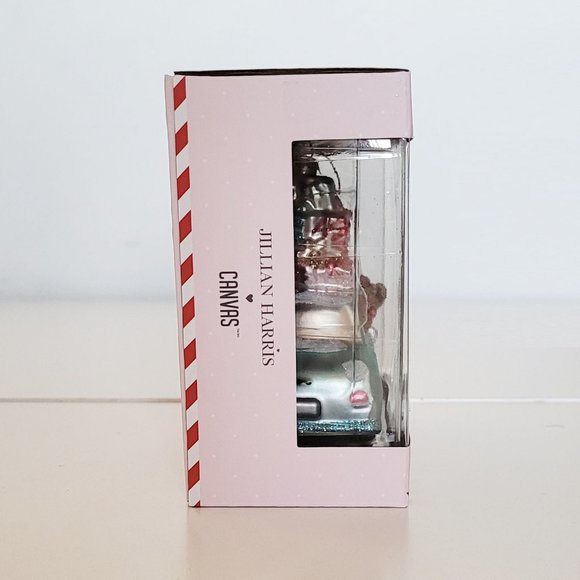 Jillian Harris X CANVAS Christmas Car Ride Glass Ornament NEW - Picture 3 of 11